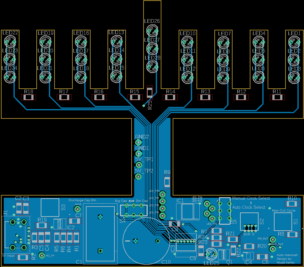 Bottom layer PCB